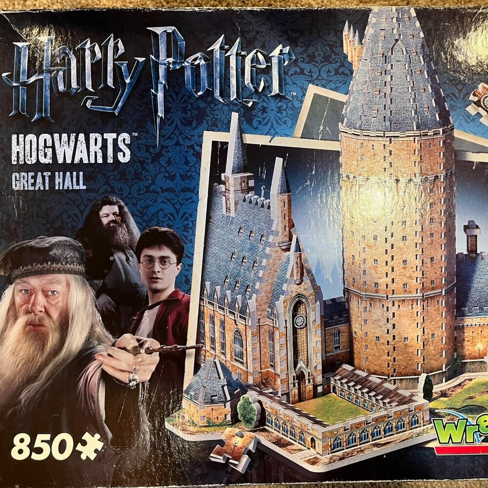 Harry Potter Hogwarts Great Hall Wrebbit Puzzle 3d 850 Pieces